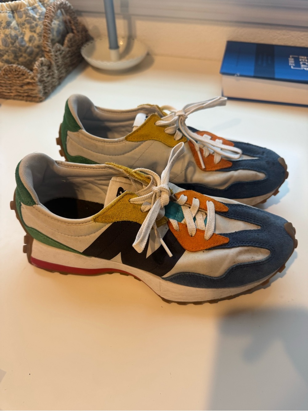 New Balance 327 Multicolor Retro-Style Athletic Sneaker